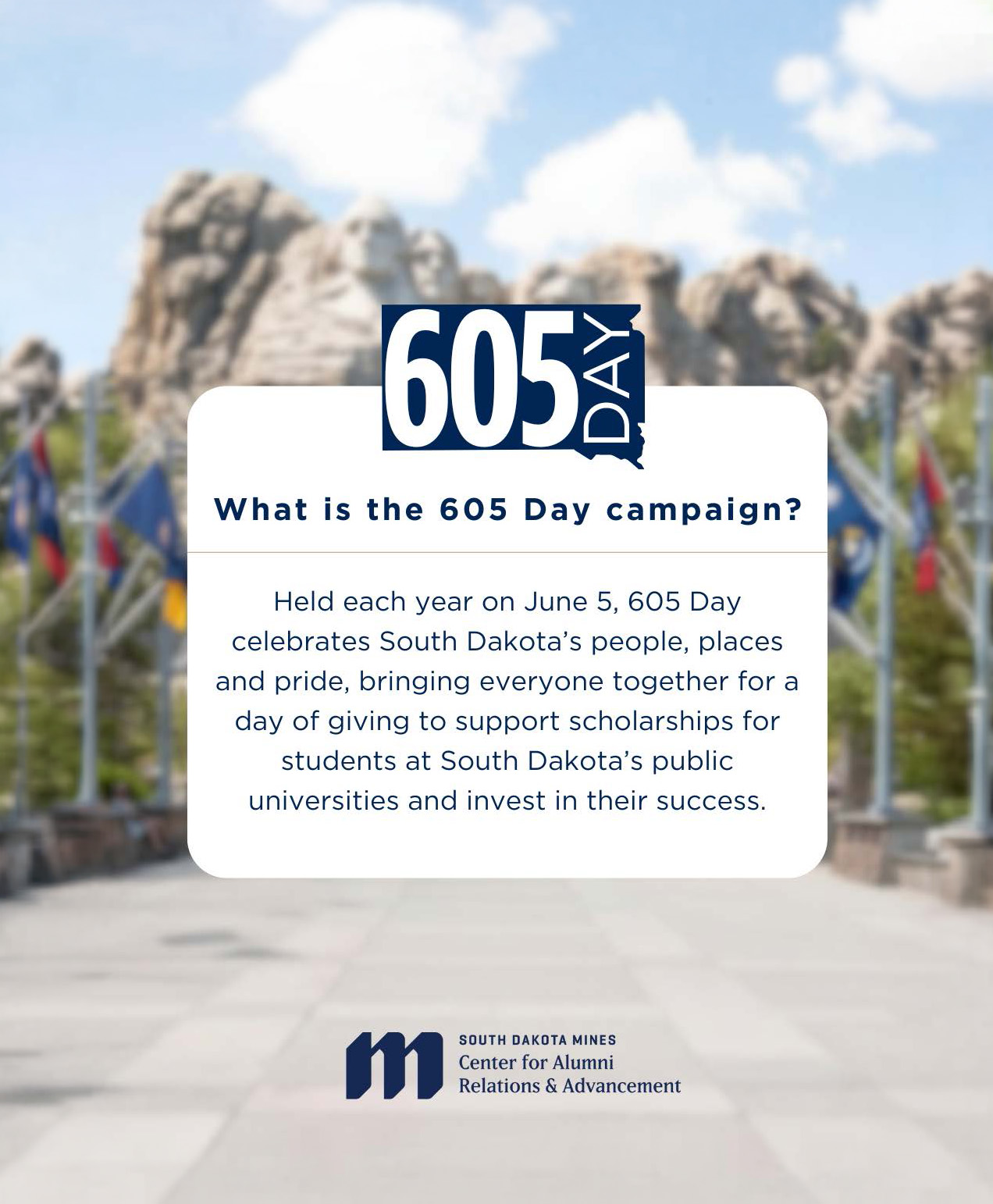 South Dakota Mines Joins Statewide 605 Day Effort to Expand Scholarship Opportunities